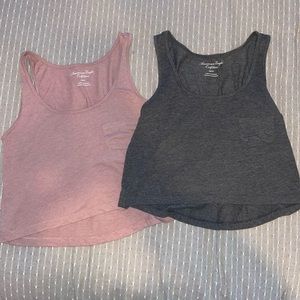 American Eagle Crop Tank Tops